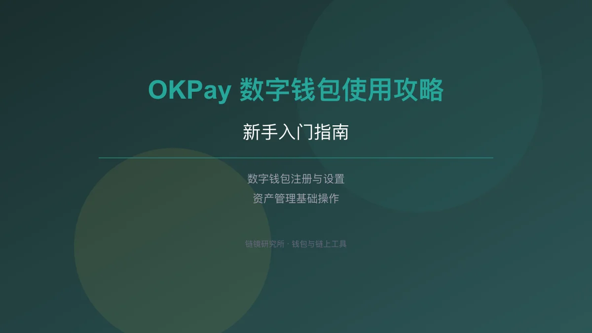 OKPay 数字钱包使用攻略：新手入门指南